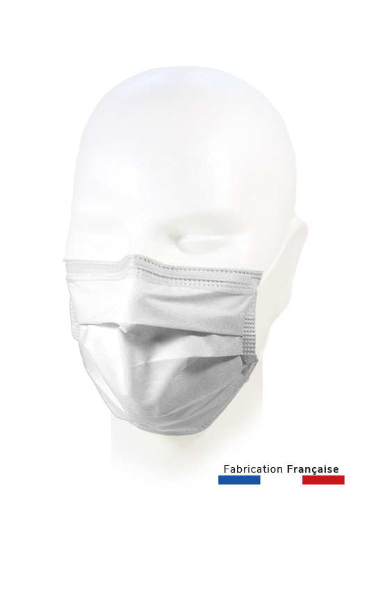 Masque Blanc Adulte en plastique - Masques sur The Duck.fr